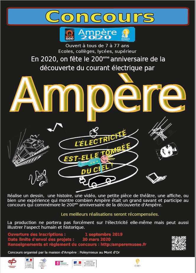 affiche concours Ampere 2020