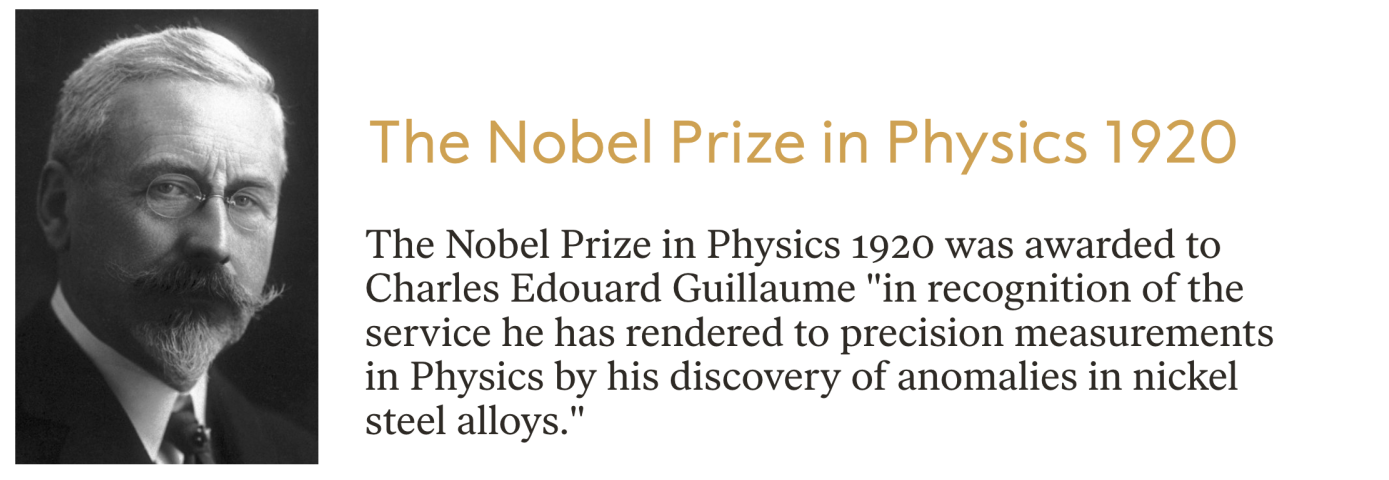 Charles-Edouard Guillaume lauréat du Prix Nobel de physique 1920
