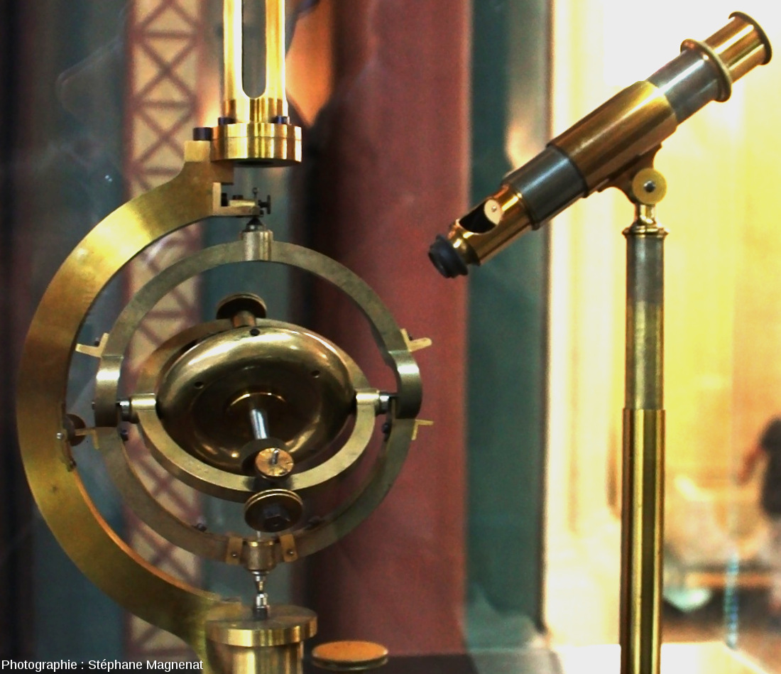 Gyroscope de Foucault, modèle construit par Dumoulin Froment en 1852